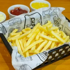 Porção de batata frita grande 600g