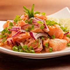 Ceviche salmão (200g)