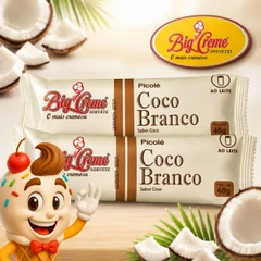 PICOLÉ DE LEITE - COCO BRANCO