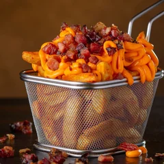 Batata Rústica c/ Cheddar e Bacon