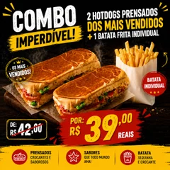 COMBO HOTDOG PRENSADO QUERIDINHOS