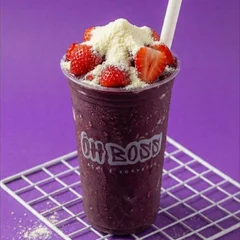 Vitamina de Açai com Morango