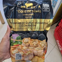 Medalhão de Queijo Mussarela com Bacon 400gr