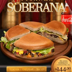 Combo Calota Picanha Soberana + Coca-Cola 1L
