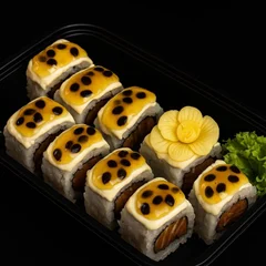 White Uramaki geleia de Maracujá