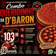 Um dos combos mais pedidos da casa! Acompanha 1 Coca-Cola de 1,5L