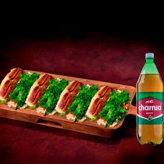 Combo dog família ( 4 dogs duplo + guarana 2l )