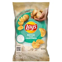 Batata Frita Lays Rústica Cream Cheese 68g