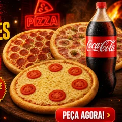 COMBO 3 PIZZAS GRANDES + COCA -COLA 2L GRATIS