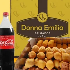 100 Salgados + Coca-Cola 2 litros