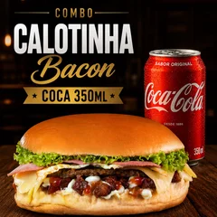 Calotinha bacon + Coca-Cola 350Ml