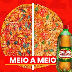 Pizza Meio a Meio + Guaraná Antarctica