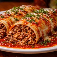 Panqueca Mista ao Molho Sugo