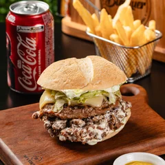 🍔 Combo Big Fraldinha + batata + refri