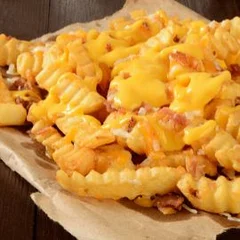 batata pequena com cheddar 