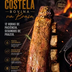 1 kg de costela no bafo
