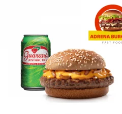 PROMOÇÃO Cheddar 1 carne ARTESANAL+ 1 guarana lata 269 ml