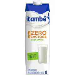 Leite Desnatado e Zero Lactose- Itambé 1LT