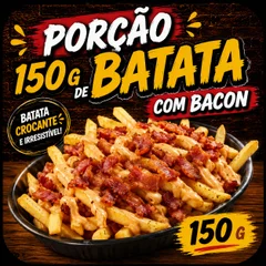 PORÇAO 150 G  BATATA COM BACON