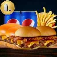 02smash Com Bacon+02smashbasic+02refris+01porção