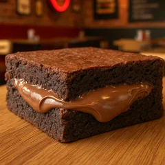 Divino Brownie Artesanal com Nutella