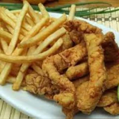 Porção de Batata Frita e Tilápia