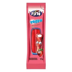 Bala Fini Mini Tubes Morango 17g