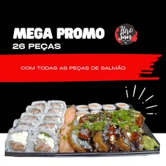 Combo Mega Promo só Salmão - 26 peças