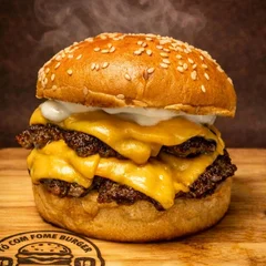 Burguer duplo cheddar