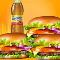 3 Lanches Hot Dog Simples + 1 Guaraná 2l. Grátis