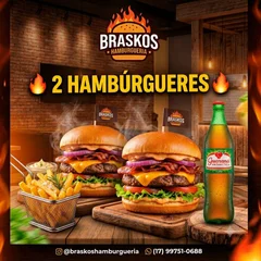 Dois hambúrgueres gourmet por 69.90
