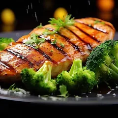 Filé de Frango Grelhado com Brócolis Premium (Serve Bem 1 Pessoa)