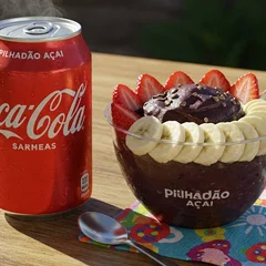 01 Coca Lata 350 Ml + 1 copo De Açai 500 Ml: