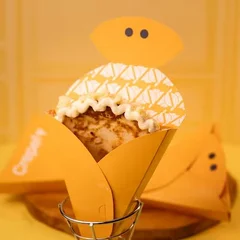 Crepe de Dois Queijos (Muçarela e Catupiry)