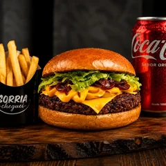 COMBO CHEDDAR MELT+FRITAS+BEBIDA