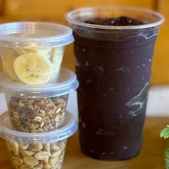 Açaí batido com morango