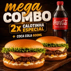 MEGA COMBO 2x Calotinha Especial + COCA 600ML