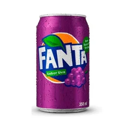 Refrigerante Fanta Uva Lata