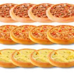 40 Esfihas(carne,calabresa,franpiry,queijo)