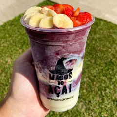 Morango + Banana + Leite condensado + Leite em pó