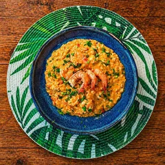 Risoto de Moqueca de Camarão
