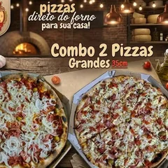 2 pizzas grande 35 cm (Pizzas inteiras exclusivas)
