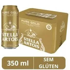 CX STELLA GOLD 350 ML  CX C/ 8 UNIDADES
