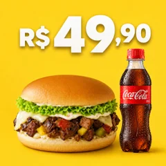Combo Calotinha Costelinha Suína ao Barbecue + Coca-Cola 200ml
