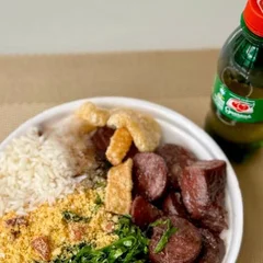 Feijoada Simples + Guaraná Pet + R$ 18,99 leve outra marmitex