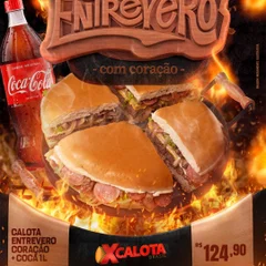 Combo Calota Entrevero c/ Coração + Coca-Cola 1L