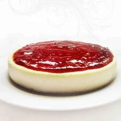 Cheesecake de Morango 600gr - Rende 6  Mini Fatias