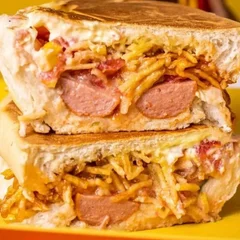 Pão Vina e Batata Pallha