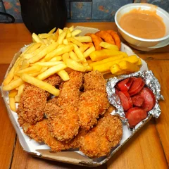 Frango frito para dividir  (serve até duas pessoas )