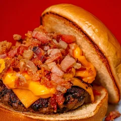 Cheddar Melt Burger